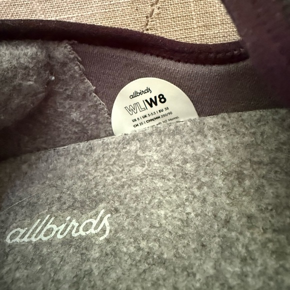 Allbirds Black Wool Lounger WL Slip-On Sneaker Women’s Shoes Size 8 - Picture 3 of 7